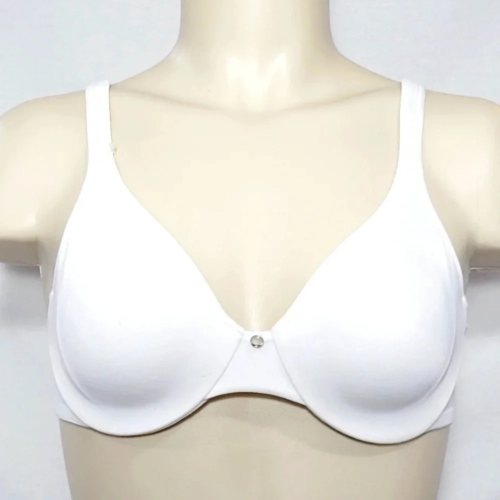 SMALL Warner's 1568 Suddenly Simple Side Support & Lift Underwire Bra White  NWT